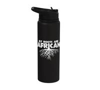 Mis raíces son africanas Stainless Steel Insulated Water Bottle