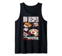 Mis recetas tienen anime Arcs Meme Quote Camiseta sin Mangas