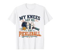 Mis Rodillas Dicen Que no, Digo Pickleball Divertido Camiseta gráfica económica