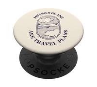 Mis únicos Planes Son los Planes de Viaje (Declaración de Viaje) PopSockets PopGrip Adhesivo