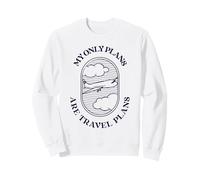 Mis únicos Planes Son los Planes de Viaje (Declaración de Viaje) Sudadera