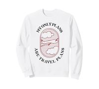 Mis únicos Planes Son los Planes de Viaje (gráfico de Aviones) Sudadera