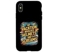 Mis Vacaciones involucran Cascos y gritos Carcasa para iPhone X/XS