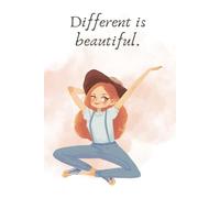 Misa Blond* Dotted Journal Notebook, Bullet Dotted Journal with 200 Grid Pages A5 (6 x 9 inches), Notebook for Gift Kids Girls Teens Women - Different is Beautiful