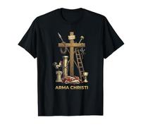 Misa Tradicional en latín del crucifijo católico de Memento Mori Camiseta gráfica económica