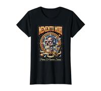 Misa Tradicional en latín del crucifijo católico de Memento Mori Camiseta gráfica económica, Mujer, Negro, L