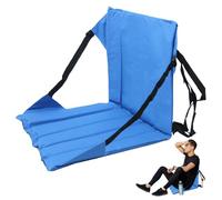 Misaakoeq Asiento de gradas, Silla del Estadio,Silla de gradas - Cojín de Piso al Aire Libre Plegable para Juegos de fútbol de béisbol Viajes para Acampar en el Bote de Picnic de Playa Kayak