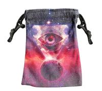 Misaakoeq Bolsa para cartas de tarot - Pequeñas bolsas con cordón para tarot, pequeña bolsa de joyería para barajas, suministros de adivinación del destino para mazos de oráculo, runas, dados, Color