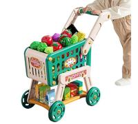 Misaakoeq Carrito De Compras para Niños Pequeños | Juguete Carrito De Supermercado Accesorios Cocina De Juguete - Juego Simbólico Educativo Juguetes Cocina Actividades Aprendizaje Preescolar