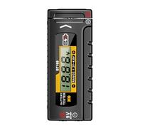 Misaakoeq Comprobador de Baterías Pequeñas,Analizador Eléctrico Comprobador De Pilas | Monitor Eléctrico con Pantalla Digital | Para Pruebas de Voltaje de Pilas AA AAA C D 9V de Botón en Hogares