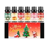 Misaakoeq De Fragancia Para Difusor | 6 Piezas De Jabón Navideño,De Fragancia Para Velas De Navidad | Para Masaje Corporal Vacaciones Invierno Hogar Interior Dormitorio Sala de Estar