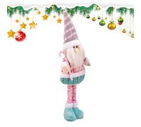 Misaakoeq Duendes Navideños - Figuritas de Duendes Rosas Decoración Adorable | Centros De Mesa Retráctiles para Fiesta Navideña Tienda Chimenea Hotel Cocina Estante