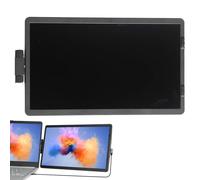 Misaakoeq Extensor De Pantalla - Pantalla Adicional De 35,8 Centímetros | 1080P Monitor Externo Giratorio con 2 Puertos,para Escritorio Hogar Codificación Diseño Presentación