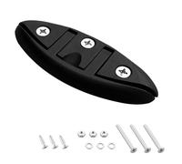 Misaakoeq Grapa plegable duradera Grapa para muelle de barcos para muelle abatible Nylon de marino, negro, de alta resistencia