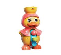 Misaakoeq Juguetes de Piscina de Pato, Juguetes para el baño para niños - Modelo de Pato para niños pequeños para Piscina con Rueda de Agua giratoria | Juguete de Agua de Ducha interactiva para niñas