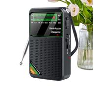 Misaakoeq Radio FM, Radio Multibanda FM/Am/OC Portátil para Exterior, Herramienta Multifunción Compacta Estilo Vintage para Supervivencia, Camping, Senderismo, Hogar y Actividades al Aire Libre