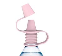 Misaakoeq Tapones para botellas de agua para niños - Tapa de botella de agua a prueba de derrames para alimentación con biberón, botellas seguras e inodoras, accesorio adaptador de boquilla para