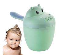 Misaakoeq Taza de Enjuague para bebés, Enjuagador de champú Hippopotamus Rinse, Waterfall Rinser Bath Cup Kid Wash Hair Bathing Flusher Protection Eye para niños