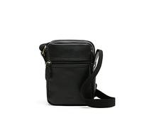 MISAKO Bolso bandolera hombre pequeño de piel sintética, bolso cruzado | Cierre de cremallera, correa ajustable, resistente, estilo casual, lo esencial siempre a mano, ideal como regalo para hombre