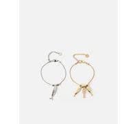 Misako Boqueron pack pulsera con charm peces Multicolor
