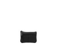 MISAKO Bora Monedero con Doble Cierre de Cremallera Hombre - Bora Negro 8 X 11 X 1 cm