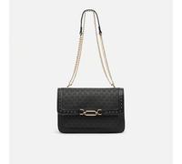 Misako Clasti bolso bandolera con correa y estampado monogram Negro