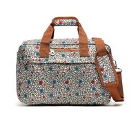 MISAKO Leoflor bolsa de finde semana con estampado y asa bandolera extraíble Mujer - Leoflor Beige 25x20x40cm