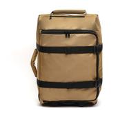 MISAKO Maleta de Tela Pequeña de Viaje Caci Beige Unisex - Equipaje Blando semirrígido de 55x20x35cm de