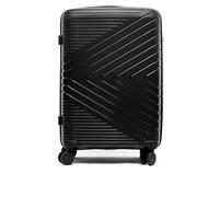 MISAKO Maleta Grande de Viaje Milan Negro Unisex - Equipaje rígido de 76x28x46cm de 4 Ruedas