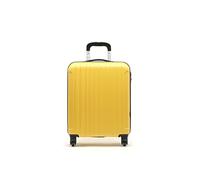 MISAKO Maleta Pequeña de Viaje Luisa Amarillo Unisex - Equipaje rígido de 55 X 38 X 20 cm de 4 Ruedas