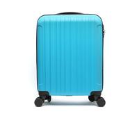 MISAKO Maleta Pequeña de Viaje Luisa Azul Unisex - Equipaje rígido de 55 X 38 X 20 cm de 4 Ruedas