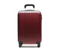 MISAKO Maleta Pequeña de Viaje Luisa Burdeos Unisex - Equipaje rígido de 55 X 38 X 20 cm de 4 Ruedas