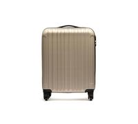 MISAKO Maleta Pequeña de Viaje Luisa Dorado Unisex - Equipaje rígido de 55 X 38 X 20 cm de 4 Ruedas