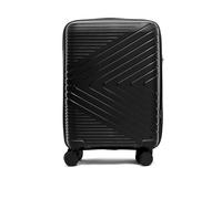 MISAKO Maleta Pequeña de Viaje Milan Negro Unisex - Equipaje rígido de 55x20x36cm de 4 Ruedas