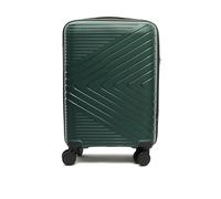 MISAKO Maleta Pequeña de Viaje Milan Verde Unisex - Equipaje rígido de 55x20x36cm de 4 Ruedas
