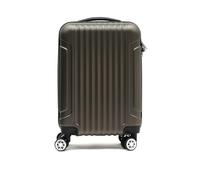 MISAKO Maleta Pequeña de Viaje Turbo Gris Unisex - Equipaje rígido de 54 X 35 X 22 cm de 4 Ruedas