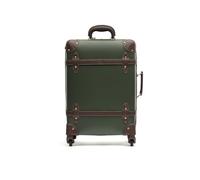 MISAKO Maleta Pequeña de Viaje Vintage Verde Unisex - Equipaje rígido de 55 X 35 X 21 cm de 4 Ruedas