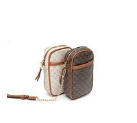 MISAKO Monograms bolso bandolera mini para móvil con estampado monogram Mujer - Monograms Marrón 18 X 11 X 4 cm