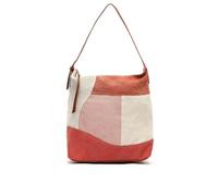 MISAKO Narcisa bolso hobo con estampado patchwork efecto desgastado ED. Mujer - Narcisa Rojo 40x35x13 cm