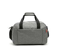 MISAKO PICU Bolsa Fin de Semana en Nylon Reciclado con Bandolera extraíble ED. Hombre - PICU Gris 25 X 39 X 20 cm