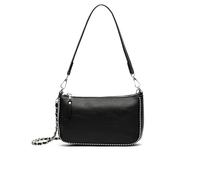 MISAKO Sibila bolso de hombro pequeño con asa bandolera y detalles metálicos Mujer - Sibila Negro 13 X 22 X 4 cm