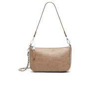 MISAKO Sibila bolso de hombro pequeño con asa bandolera y detalles metálicos Mujer - Sibila Visón 13 X 22 X 4 cm