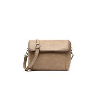 MISAKO Sibilas bolso bandolera con solapa y detalles metálicos Mujer - Sibilas Visón 18 X 25 X 9 cm