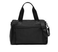 MISAKO Stefano Bolsa Fin de Semana con asa Bandolera extraíble ED. Mujer - Stefano Negro 24x38x19cm