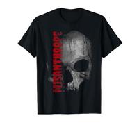 Misántropo Camiseta gráfica económica, Hombre, Negro, L