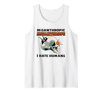 Misántropo misantrópico - Odio a los Humanos (gráfico) Camiseta sin Mangas