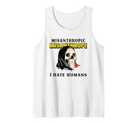 Misántropo misantrópico - Odio a los Humanos (gráfico) Camiseta sin Mangas