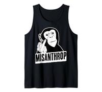 Misántropo Mono odiador Camiseta sin Mangas