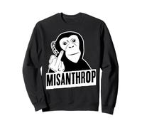 Misántropo Mono odiador Sudadera