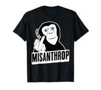 Misántropo Mono Odio Camiseta